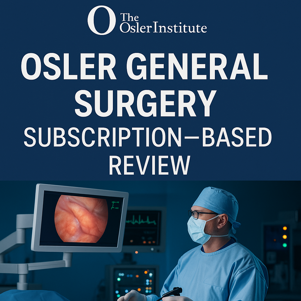 Osler General Surgery Subscription based review 2025