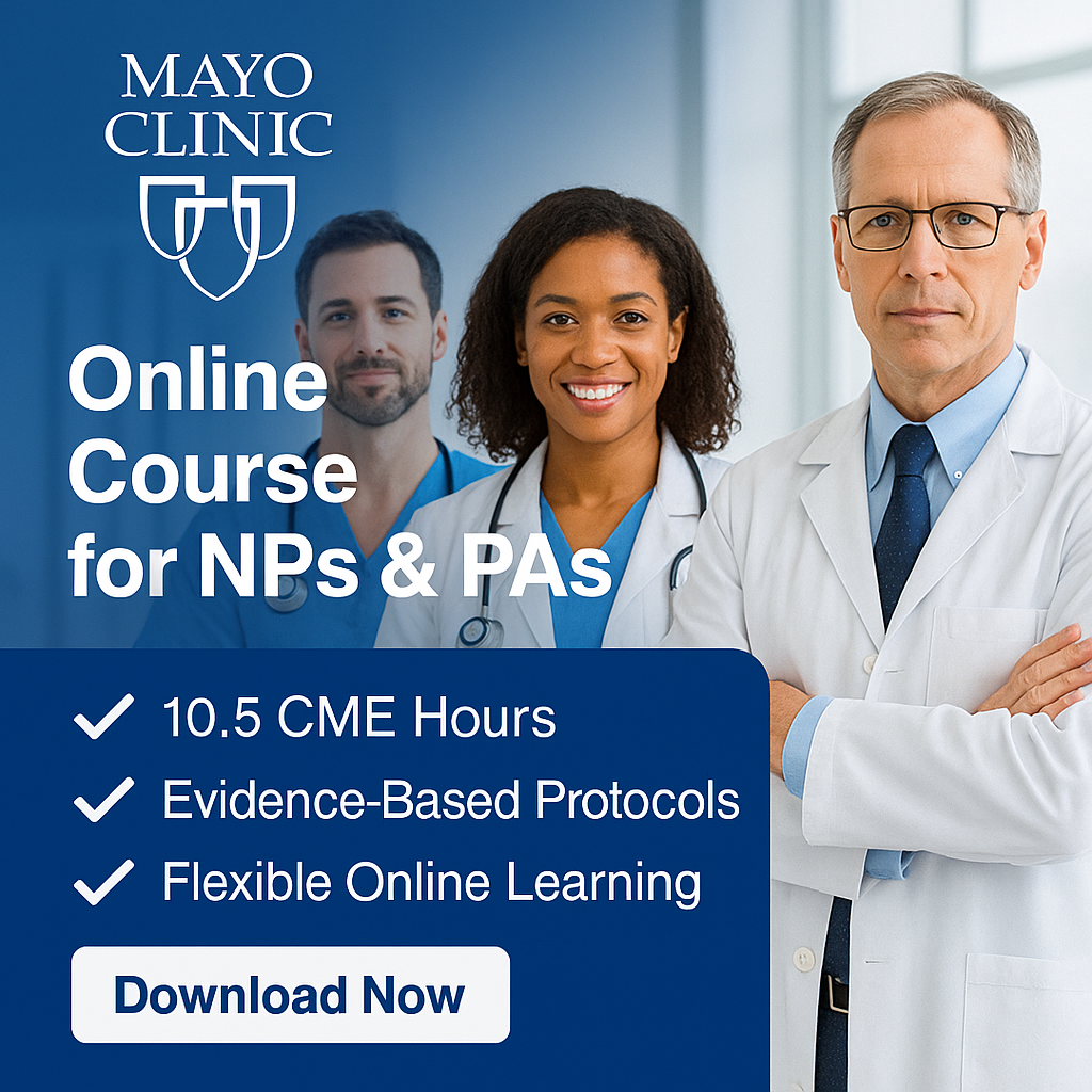 Mayo Clinic Concepts in Hospital Medicine for NPs & PAs Online Course 2025