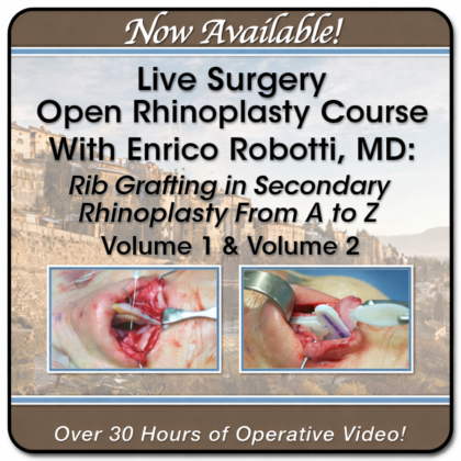 Secondary Open Rhinoplasty With Rib Grafting | Live Surgery Course