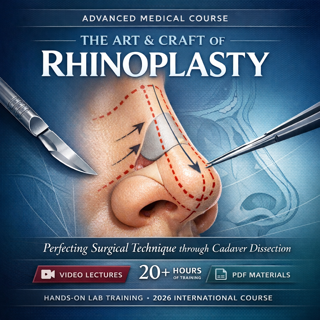 The Art & Craft of Rhinoplasty Perfecting Surgical Technique Through Cadaver Dissection – 2026